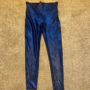 SPANX Black Faux Leather Leggings